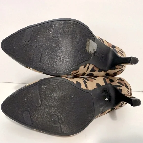 Fergalicious Leopard Print Stiletto Heels - Size 6 - Picture 9 of 11